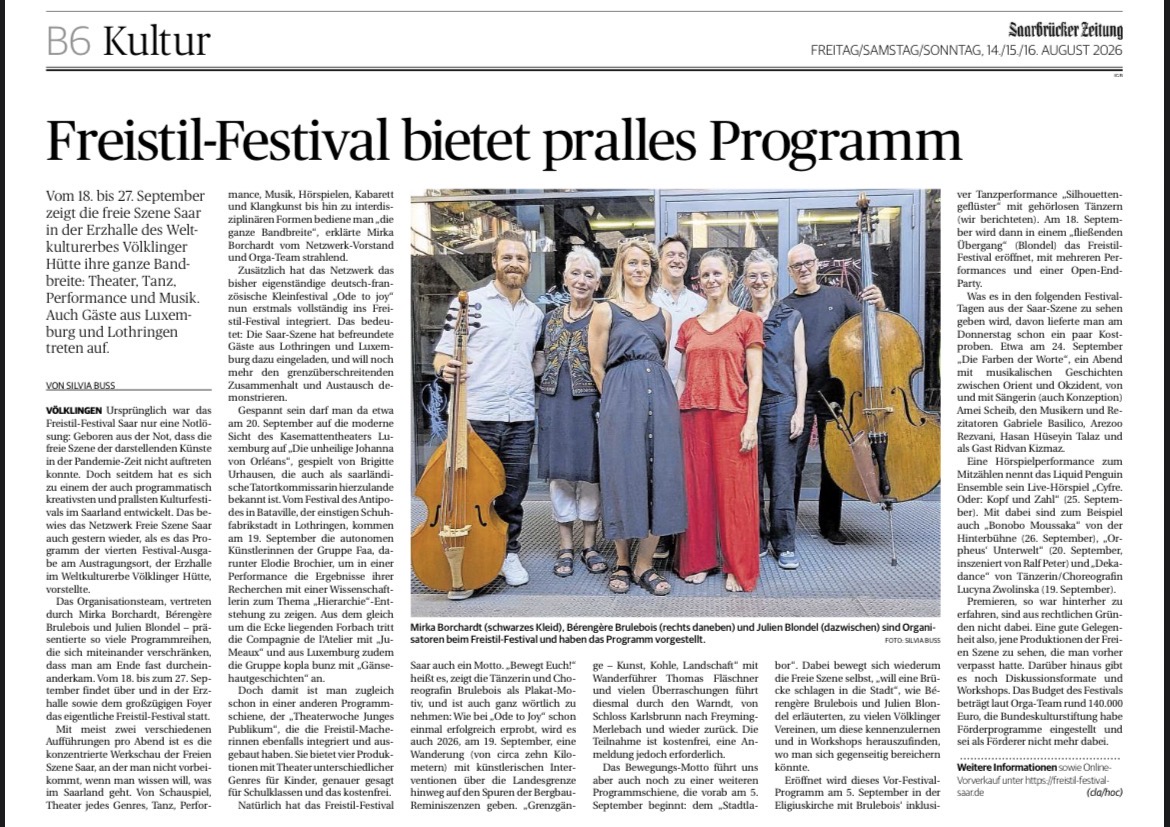 SZ-Artikel Freistil Festival